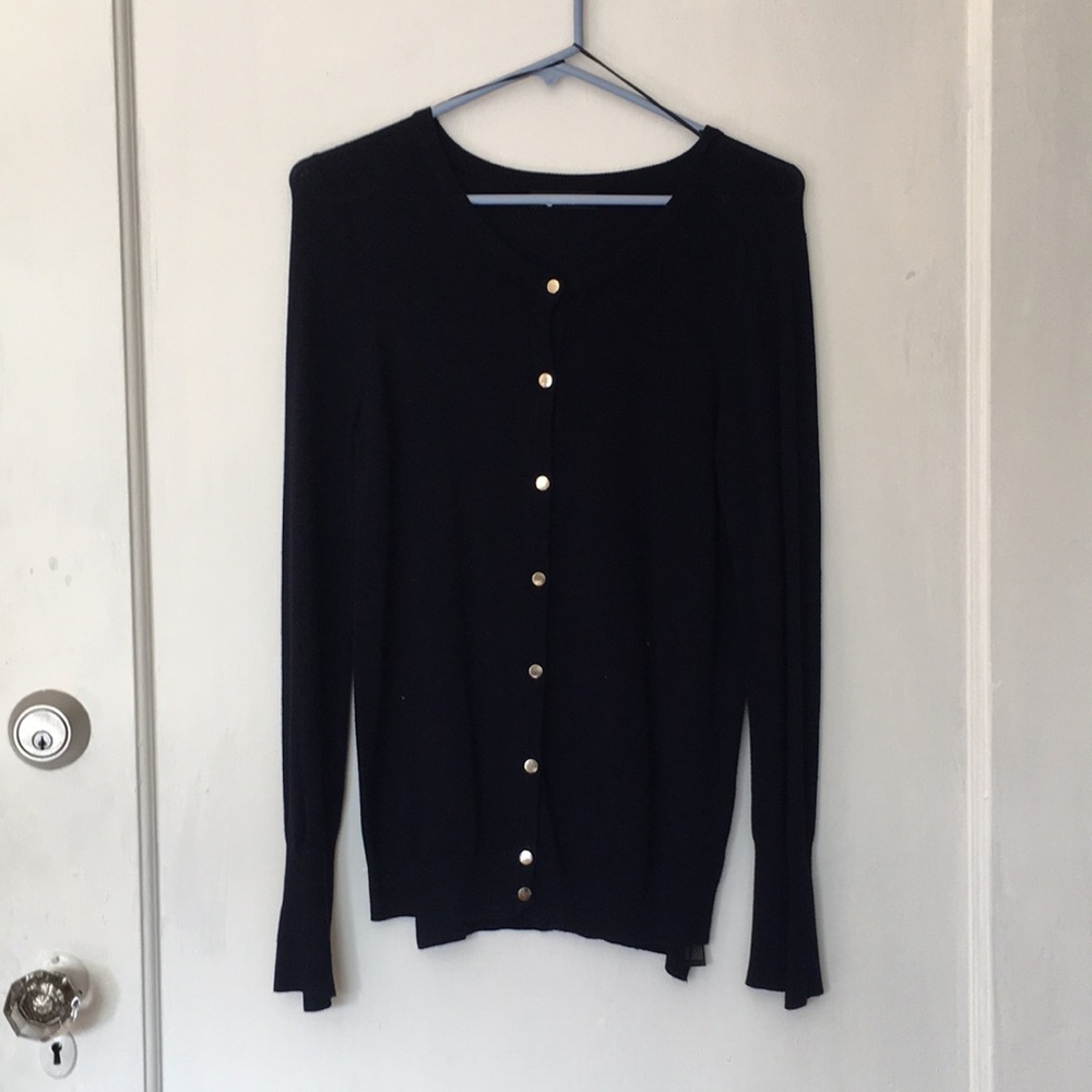 Zara Size M Navy Cardigan